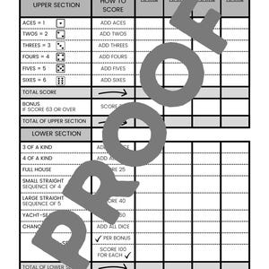 Yacht-Sea Disney Dice Game Printable Score Page - Pixie Dust, Fish Extender, DCL, Cruise, Yahtzee, Mickey