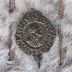 Antique Bronze/ Brass French Royalty Wall Hook