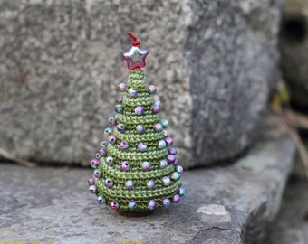 Décoration d'arbre de Noël au crochet