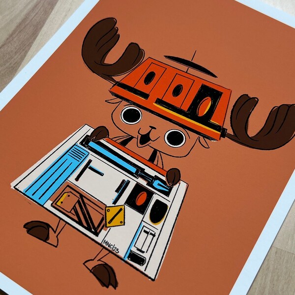 Chopper Tony Tony Chopper (One Piece), 5.5" x 7.5" Premium Print