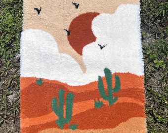 Desert Landscape Rug Art Decor Wall Art