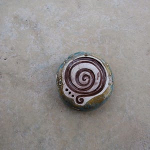 Gratitude Symbol Essential Oil Diffuser Stone, Aromatherapy Home Decor, Kiln-Fired Ceramic