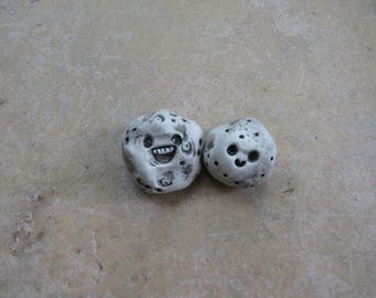 My Rock Friends Tiny Essential Oil Diffuser Stones, Aromatherapy Pocket Rocks, Kiln-Fired Ceramic