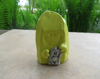 My Rock Friend Pet Dog Essential Oil Diffuser, Aromatherapy Miniature Sculpture, Kiln-Fired Ceramic