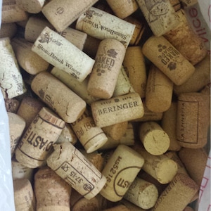 Lot of corks wine corks natural