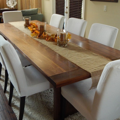 Concrete Table With Wood Inlay Etsy Singapore