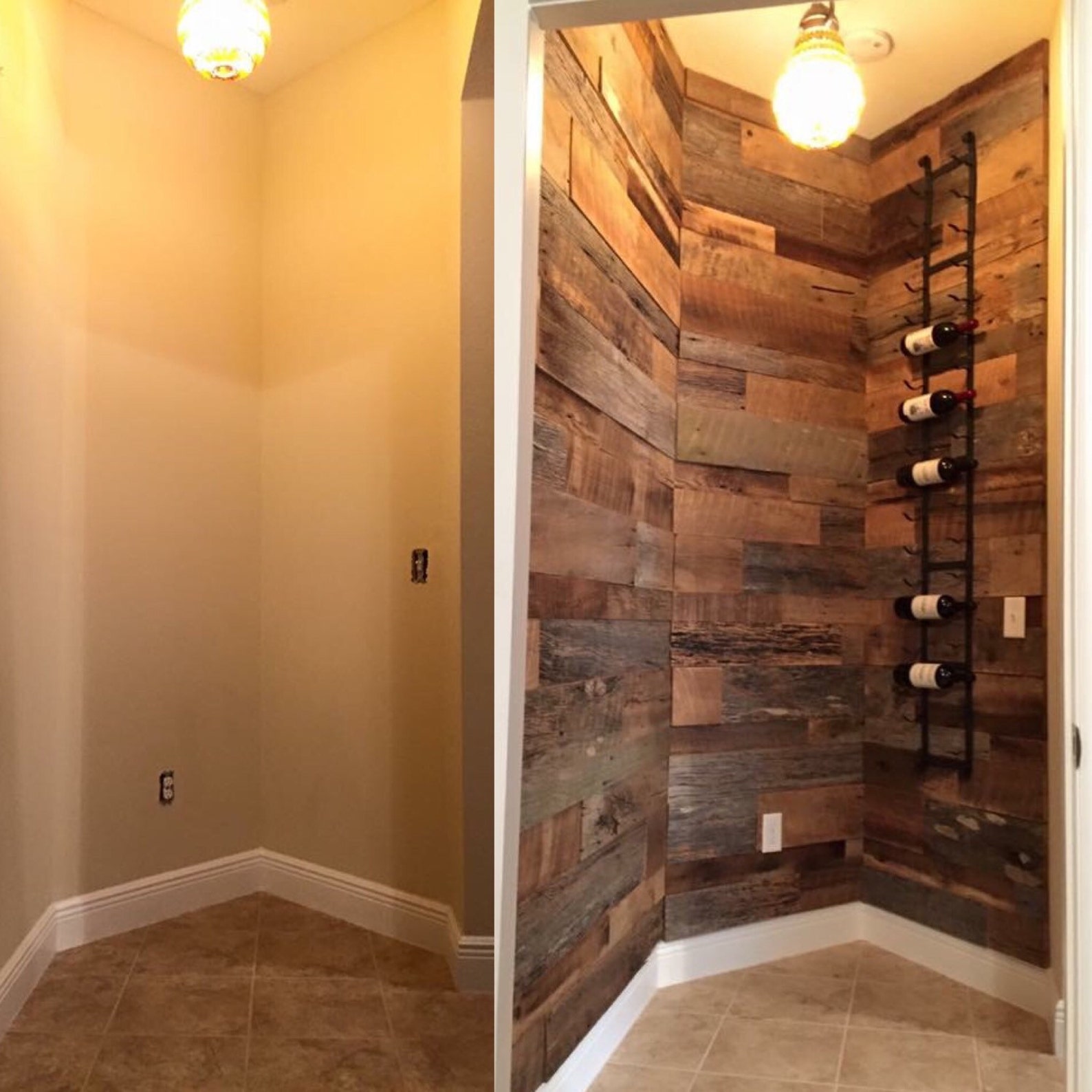 Reclaimed Wood Wall Accent Kits Etsy