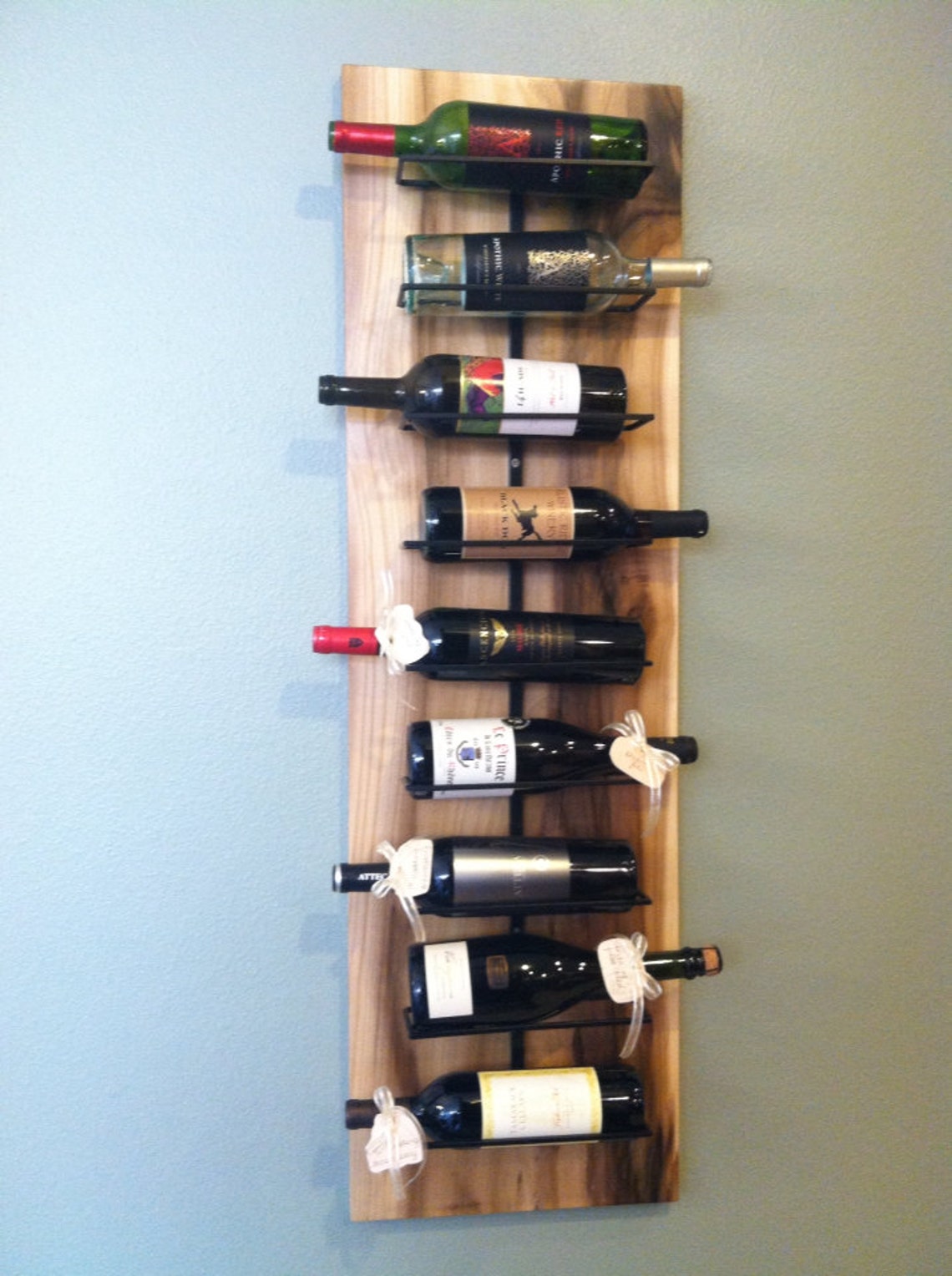 9 Bottle Wine Rack Etsy