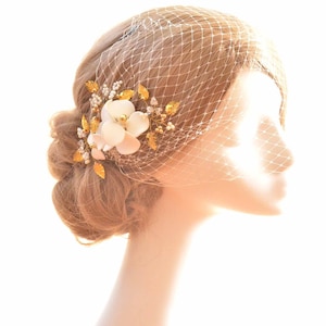 Classic Bandeau Ivory and Gold Veil – Because You Deserve the Spotlight