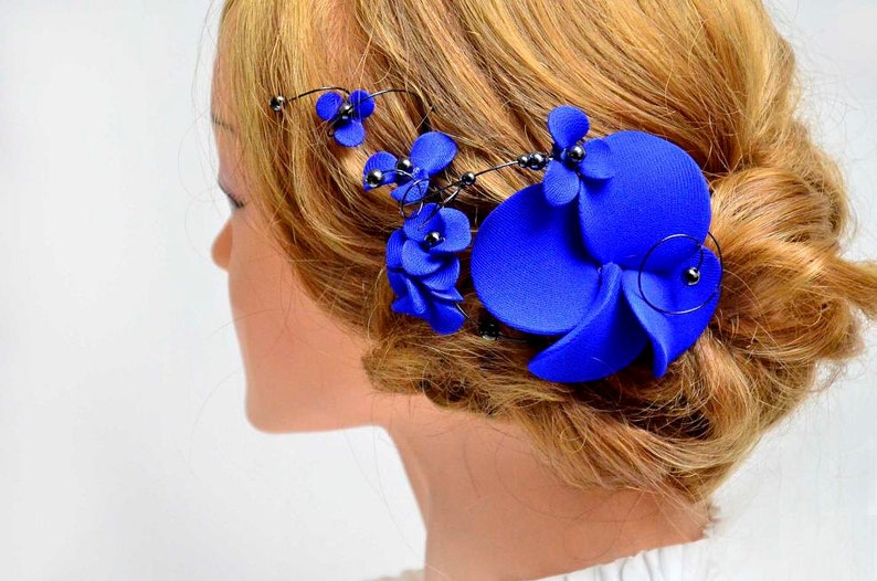 Blue Hair Clip Set - wide 4