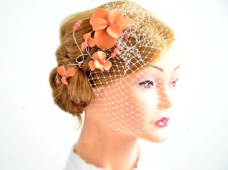 Birdcage Veil Headband Bridal Veil Fascinator Simple Etsy
