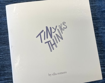 Tiny Thinks Illustrated Zine about Anxiety and Mental Health