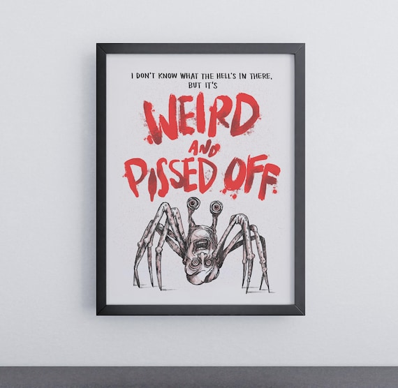 Weird Thing, Horror Movie Illustration Print
