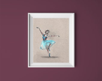 Ballet Corpse 1, 8x10 print