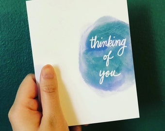 Thinking Greeting Card