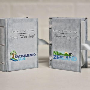 Personalized JW Gifts – Small Book Boxes | 2025 Pure Worship Special Convention, Pioneer School, Assembly, Delegate Gift – Best Life Ever
