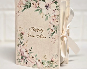 Personalized Book Gift Boxes • Unique Vintage Wedding Bomboniere • Shower Keepsake, Bachelorette, Party Favor