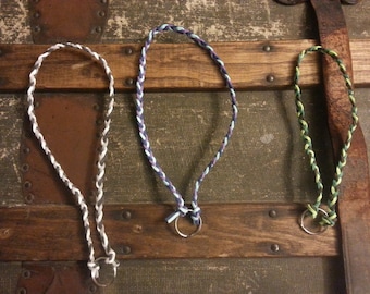 Suede String Necklace for Dogs Mutiple Colours