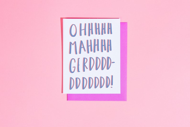 all occasion Oh mah gerd card congrats greeting card