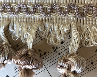 4 yard piece Decorative Home Decor knotted tassel braid Trim #28