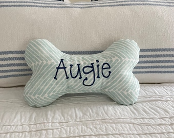 Oreiller en os de chien personnalisé/oreiller câlin de chien personnalisé pour chiot/oreiller de lit en os de chien/nouvel animal de compagnie cadeau