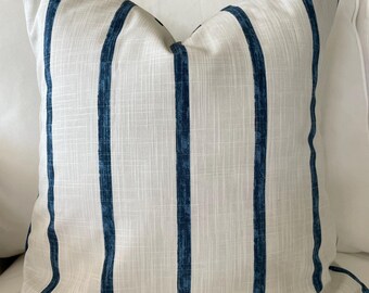 Modern Stripe Pillow Cover available in ALL sizes - Boho - Farmhouse - Transitional