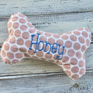 Large Dog Bone Squeaky Toy - Personalized Dog Toy - Durable Dog Toys - Small Dog Toy - Pet Gifts - Dog Lover Gift