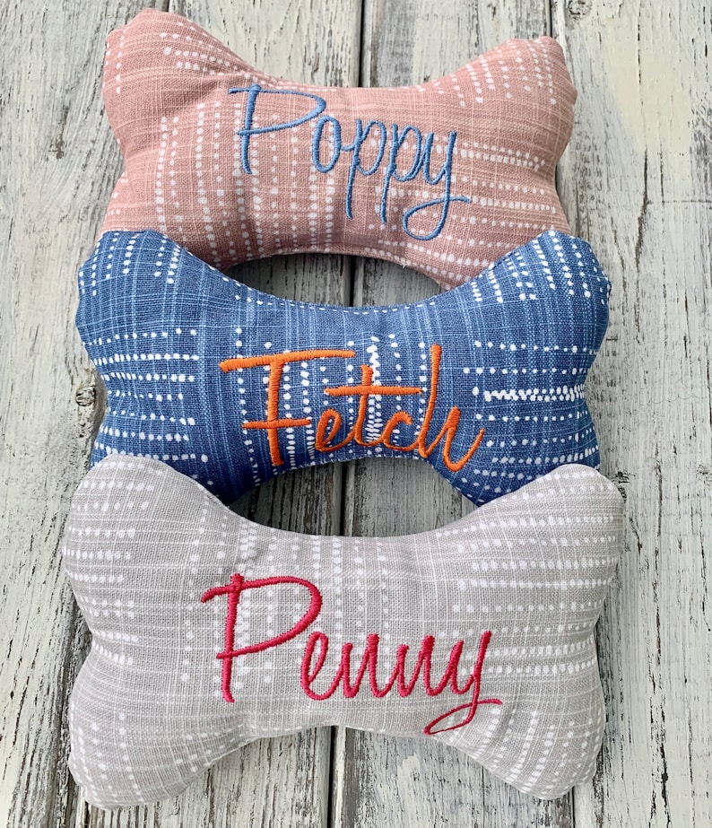 Personalized Dog Bone Toy Dog Puppy Christmas Gift Dog Toy Etsy