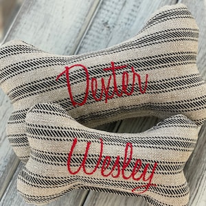 Personalized Dog Bone Toy - Dog Puppy Gift - Dog Toy With Squeaky - Dog Lover - Dog Mama - Pet Lover Gift - Dog Toy