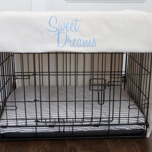 Personalized Dog Crate Cover Custom Pet Kennel Cover Small Etsy