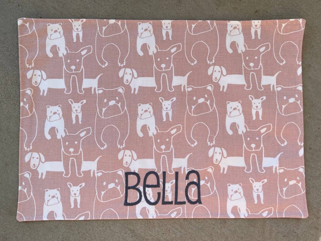 Custom Pet Food Placemat Dog Bowl Mat Pet Placemat Dog Etsy