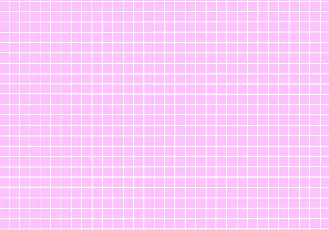 Pink And White Grid Descarga digital Etsy