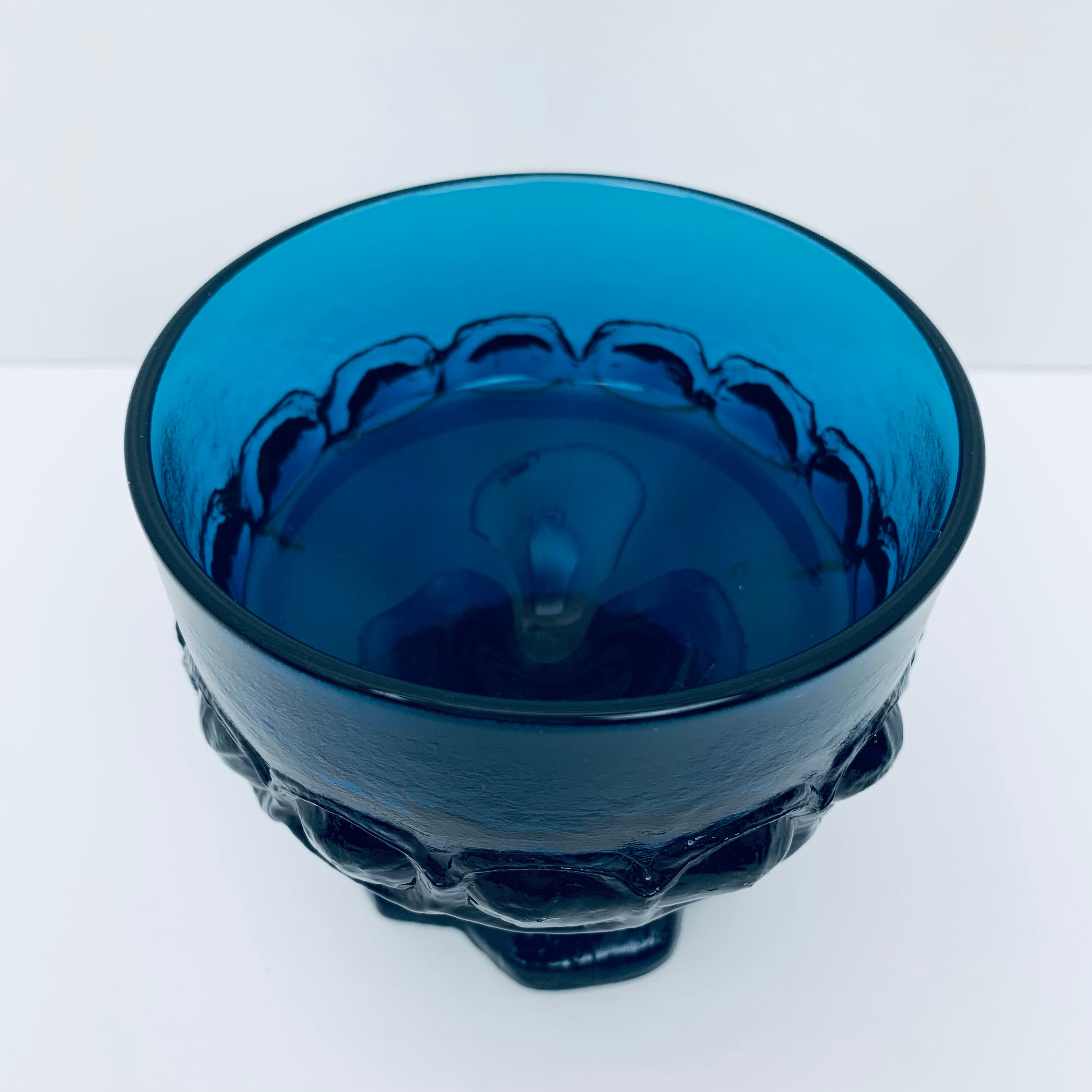Vintage Franciscan 1971-1973 Madeira Dark Blue ChampagneTall Sherbet Glass
