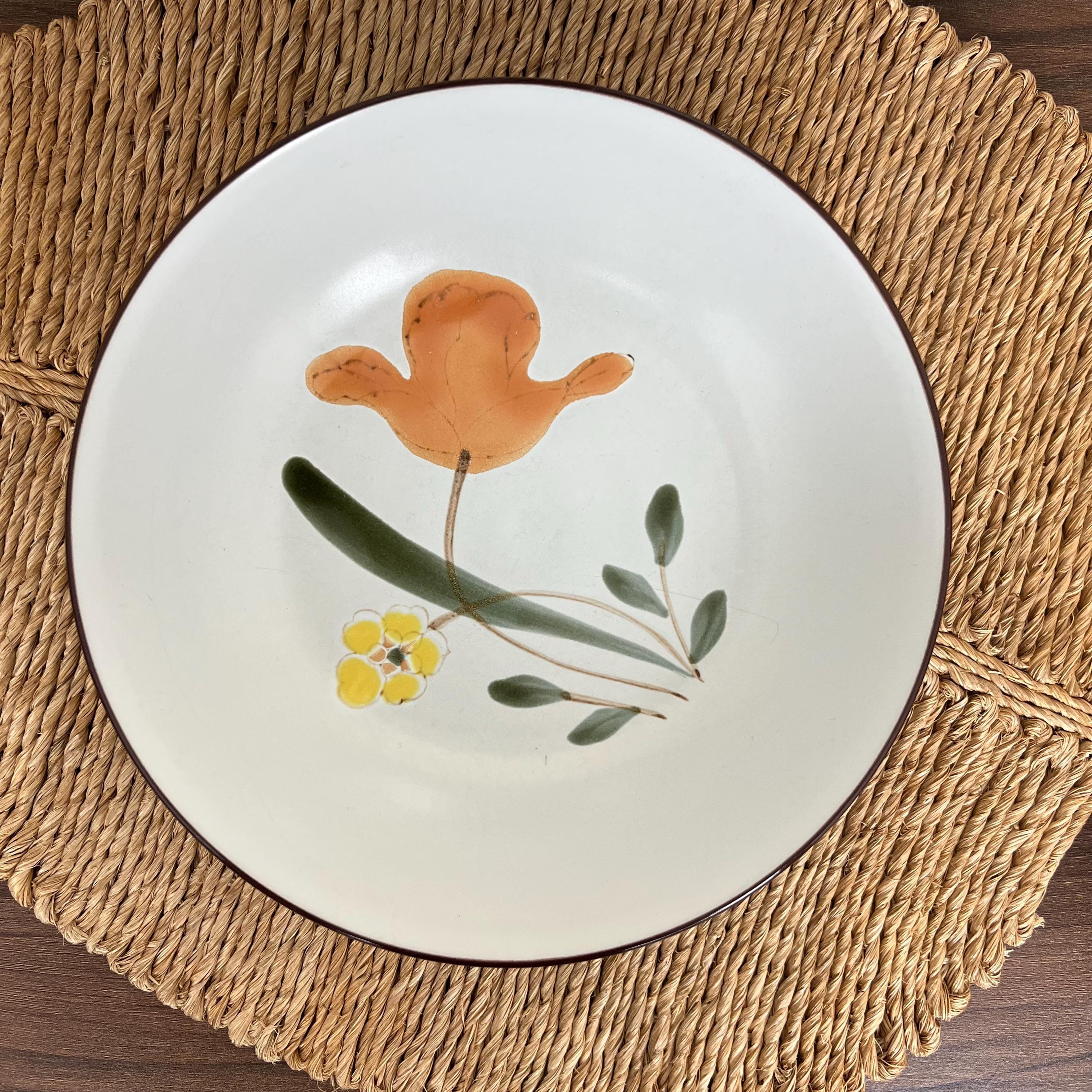 Noritake Hello Spring ストーンウェア皿 Vintage Noritake Stoneware 