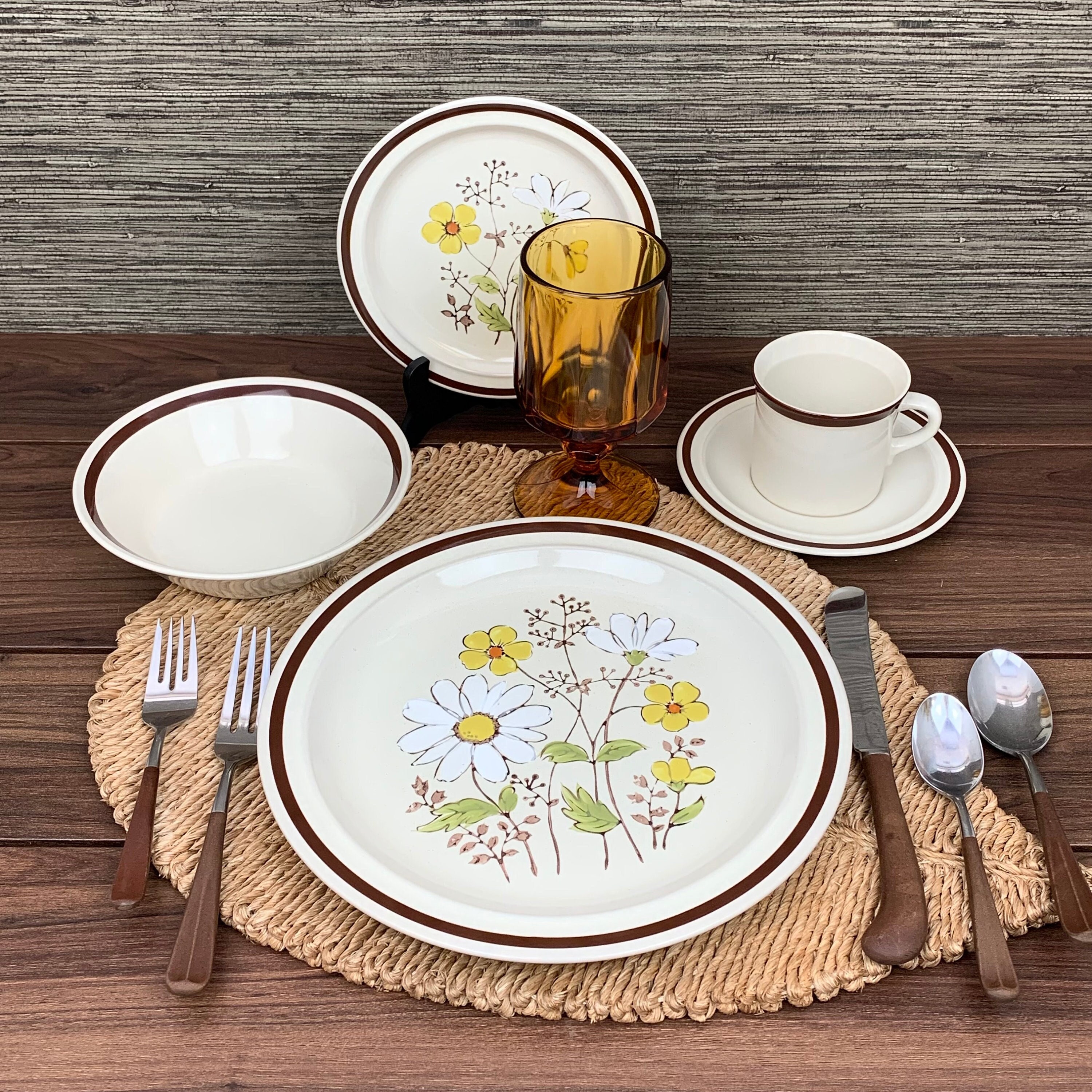 ヴィンテージ (アールデコ）ランチョンセット