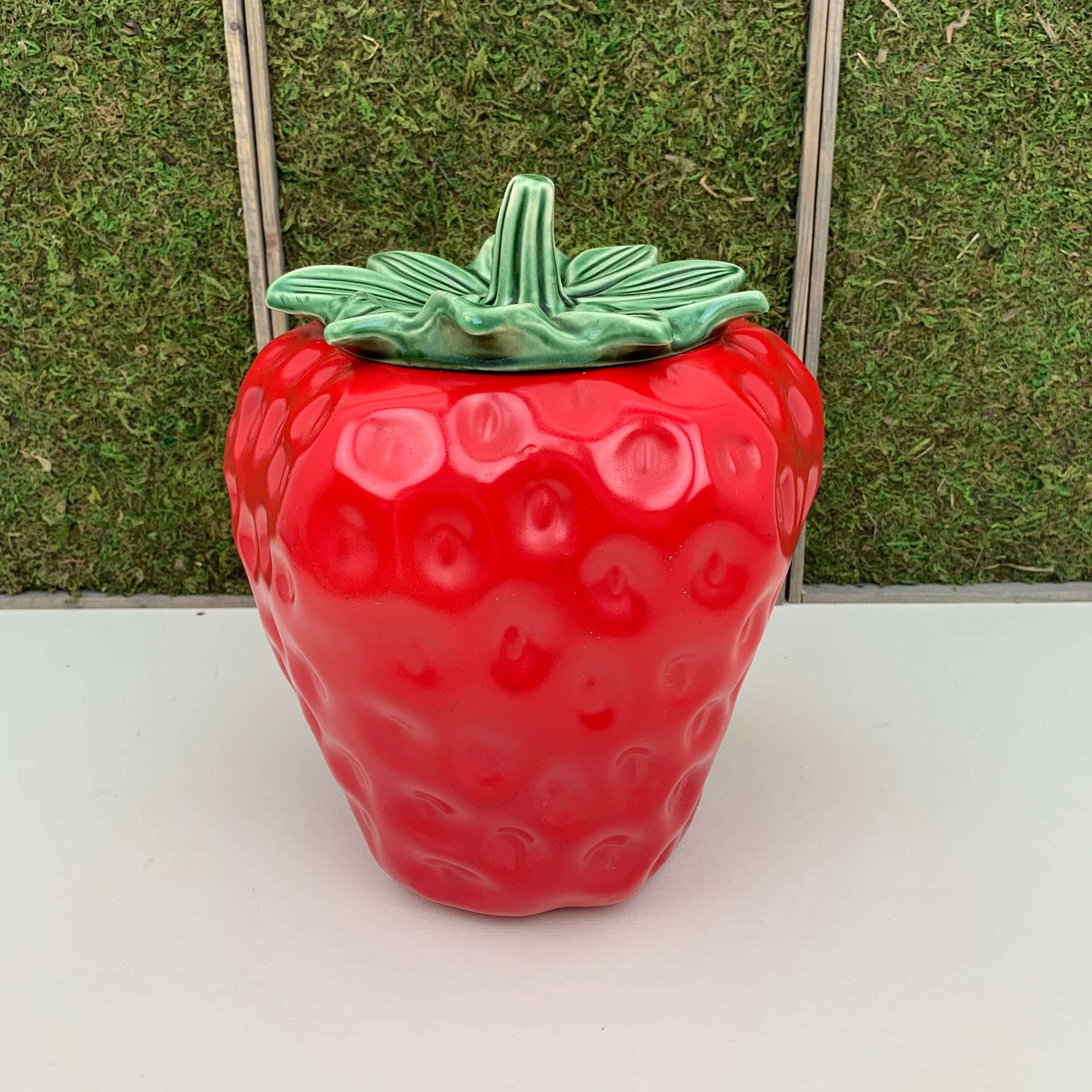Vintage Mccoy Strawberry Cookie Jar With Lid # 263 Made in USA - Etsy