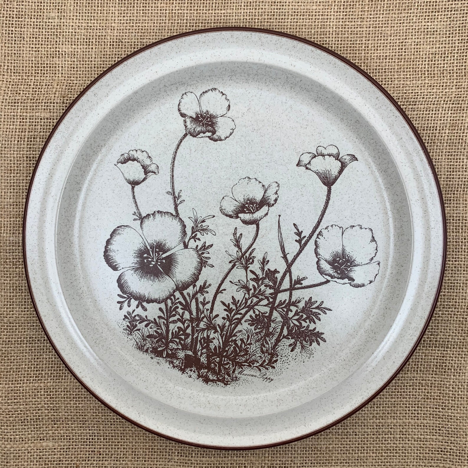 Vintage Noritake Stoneware desert Flowers Pattern 8341 Etsy