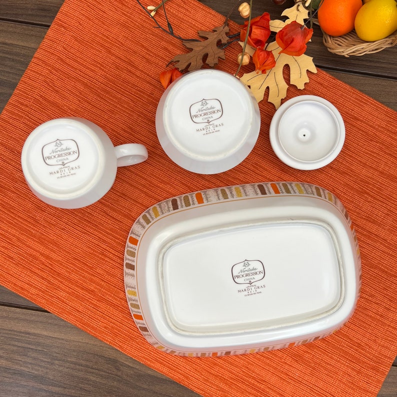 noritake progression china mardi gras