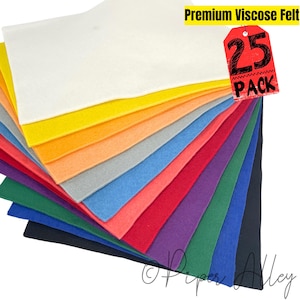 Feutre Kunin EcoFi - Lot De 8 Feuilles 9x12 Pouces Multicolores - Neuf Pour Loisirs Créatifs, Couture, Décoration
