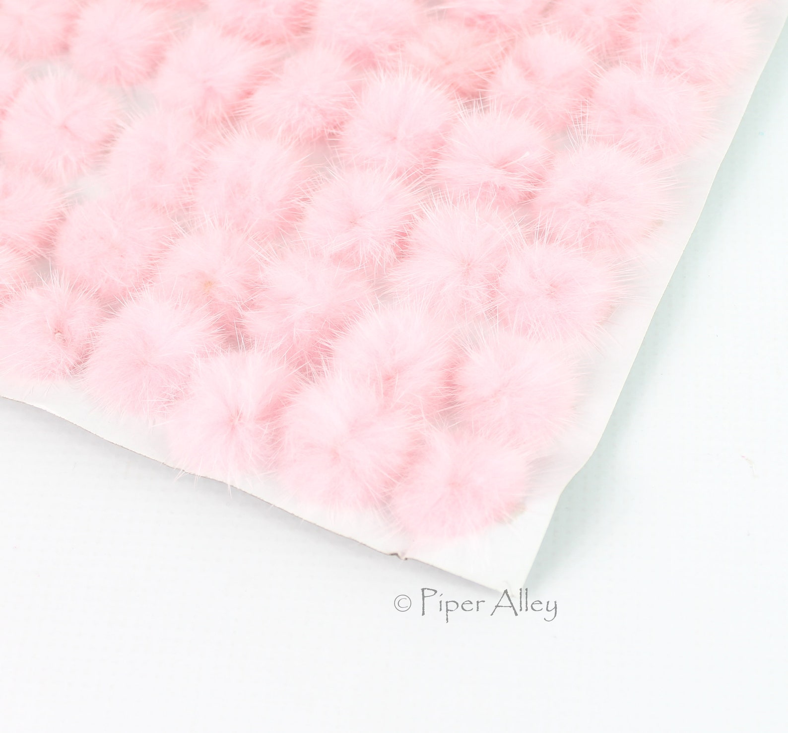 Mini Fur POM POM Bunny Tail 1 Inch Small Set of 6 Choose Etsy