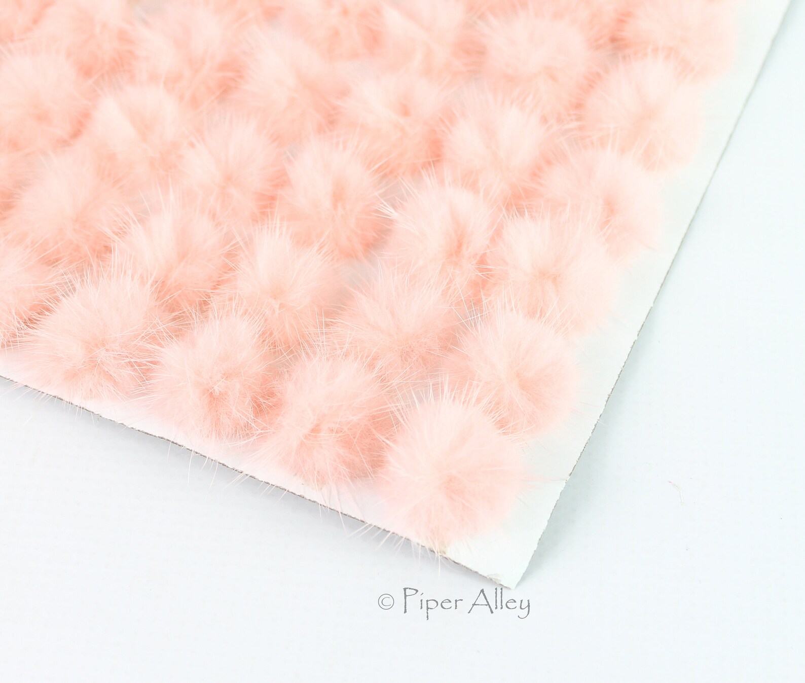 Mini Fur POM POM Bunny Tail 1 Inch Small Set of 6 Choose Etsy