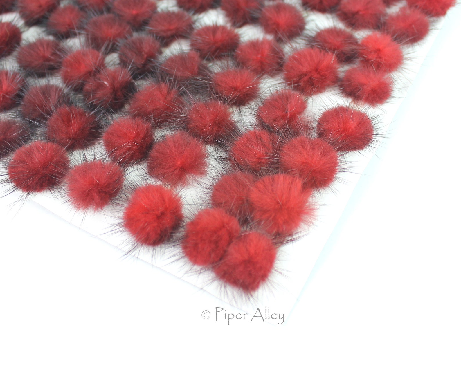 Mini Fur POM POM Bunny Tail 1 Inch Small Set of 6 Choose Etsy