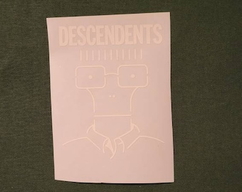 Decalcomania in vinile discendenti