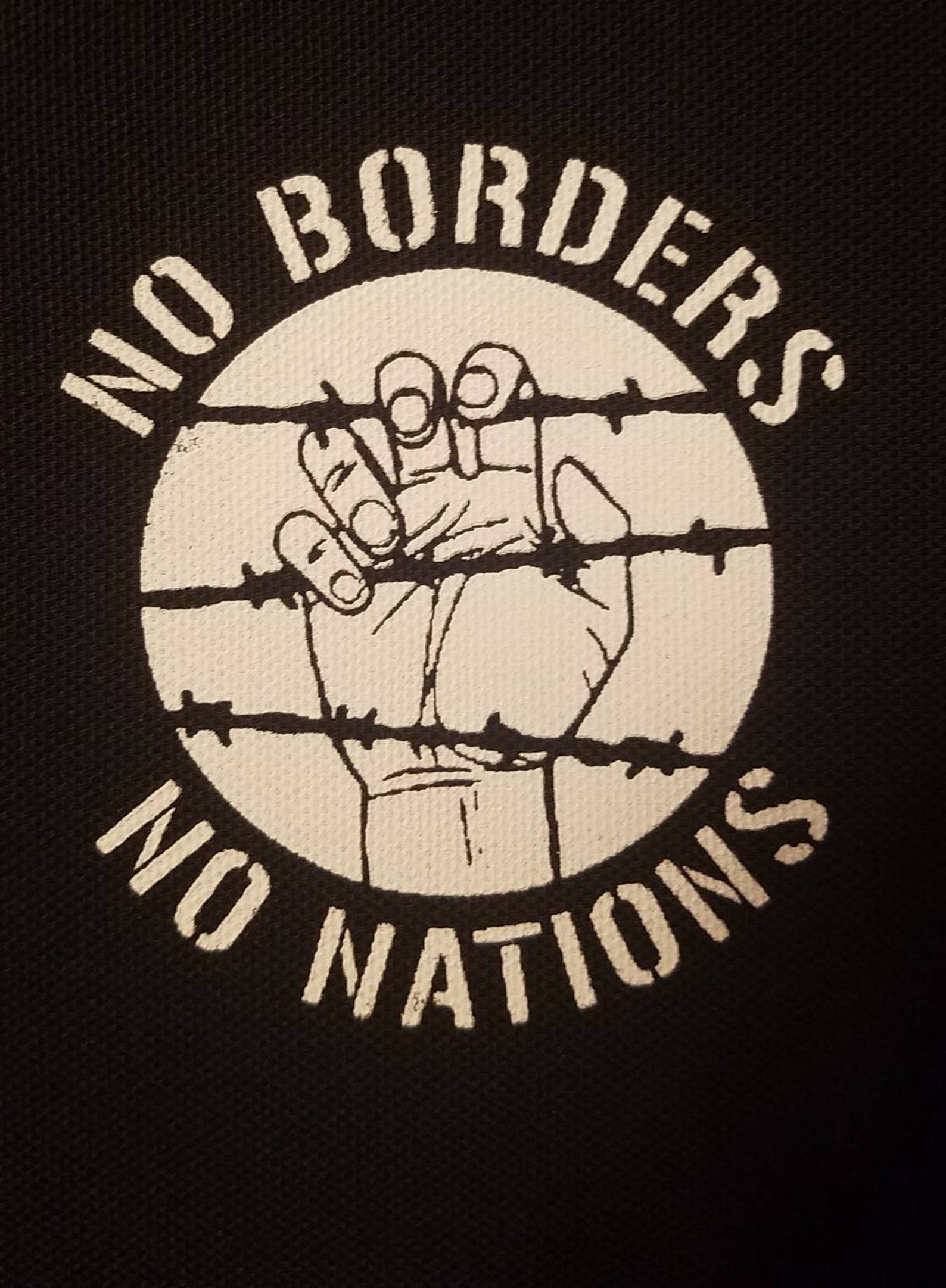 No Borders No Nations Patch Etsy