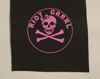 Riot grrrl patch