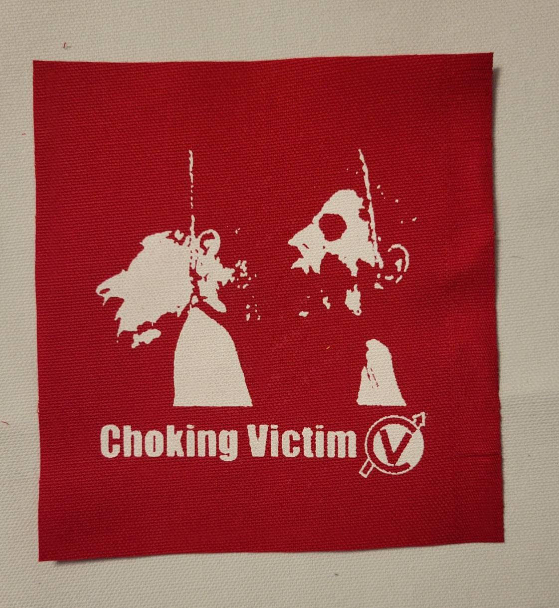 Choking Victim Patch Etsy