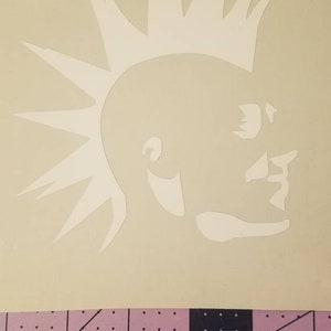 Punk guy vinyl decal
