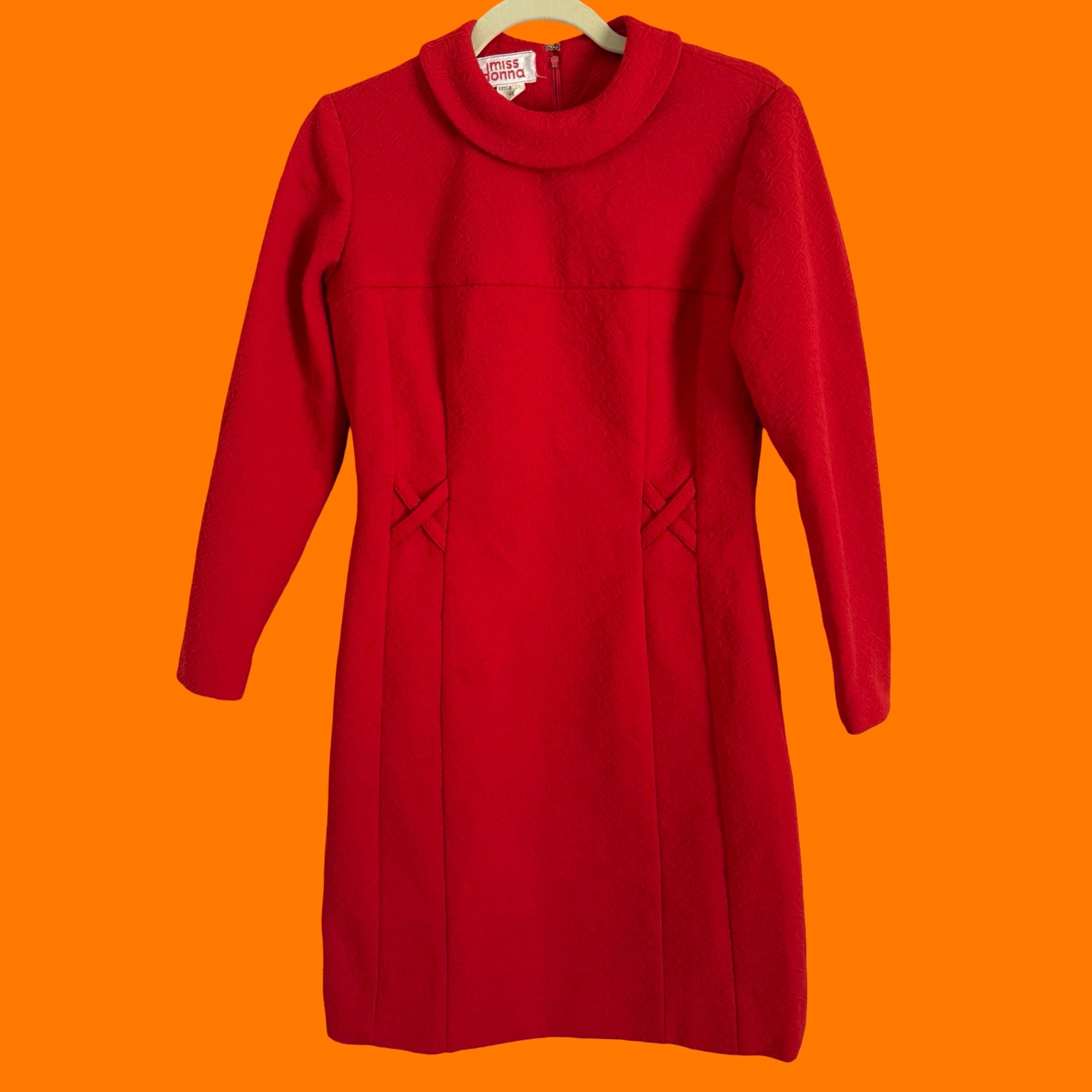 60 Long Sleeve Shift Dress - Etsy