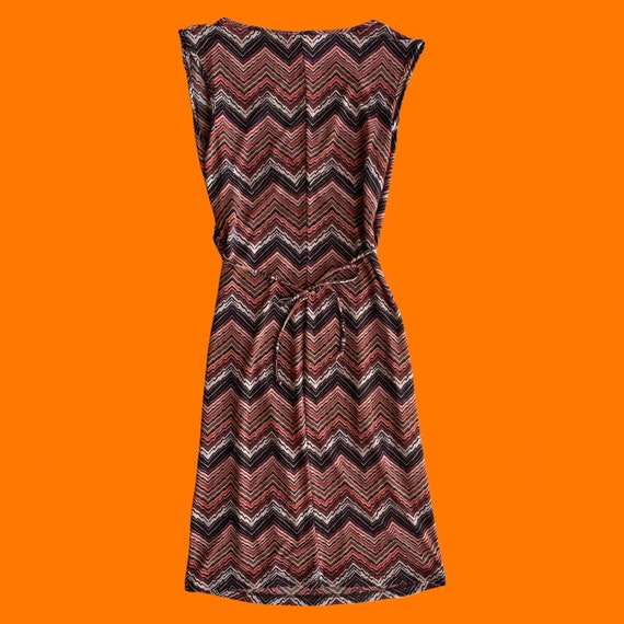 90's 00's vintage groovy earthy orange and brown … - image 6