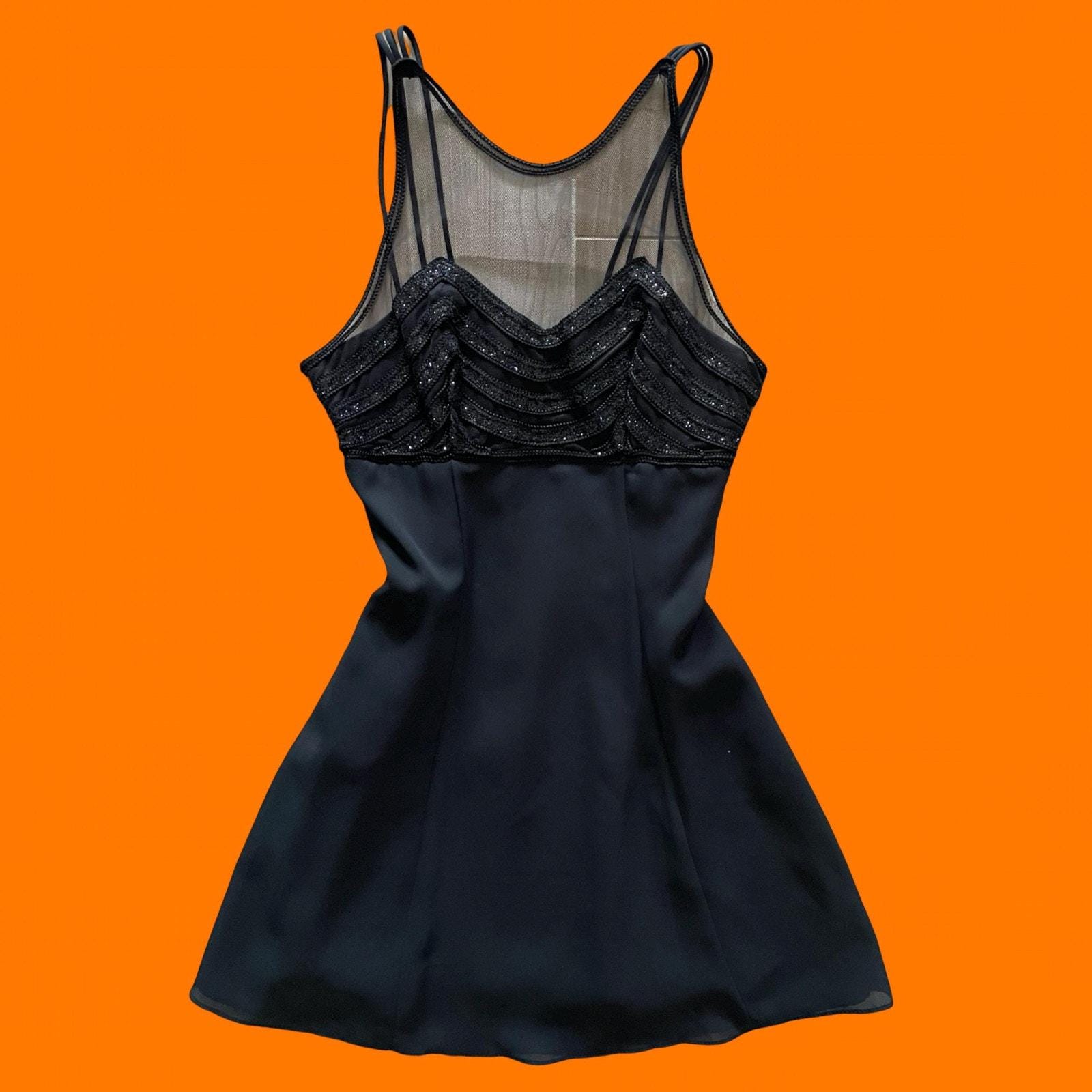 90s High Neck Dress